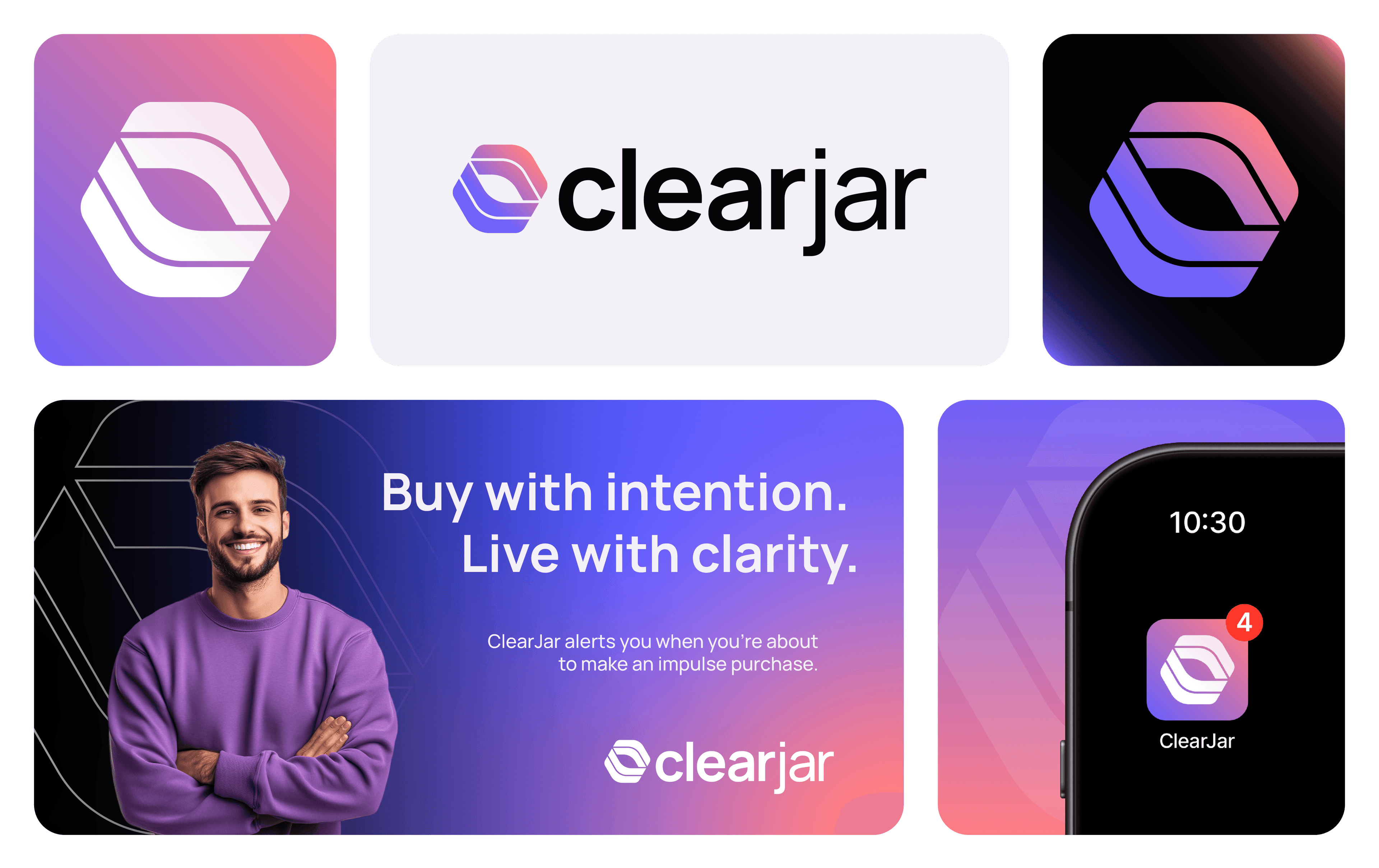 Clearjar brand identity project